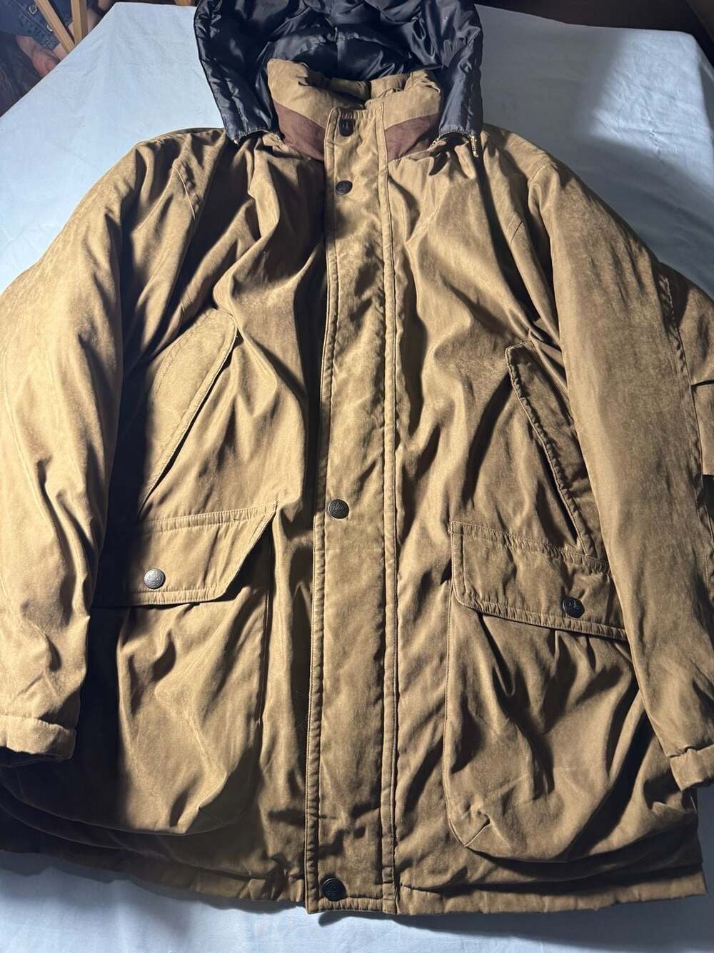 Rainforest Winter Jacket Size XL Brown Down Puffer